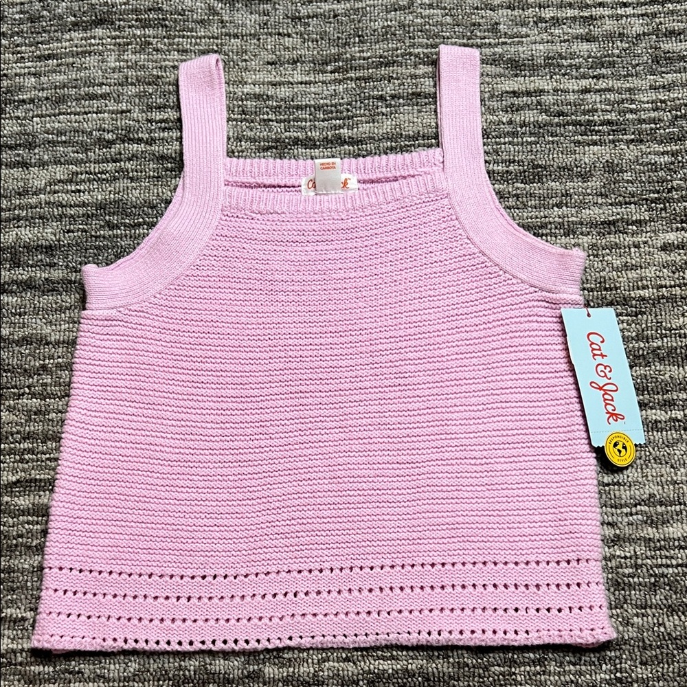 Cat & Jack Pink Kids Tank Top Size S(6/7)